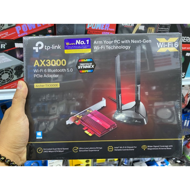 TP-LINK (Archer TX3000E) AX3000 Wi-Fi 6 Bluetooth 5.0 PCIe Adapter (Warranty Lifetime) #สินค้าใหม่ปร