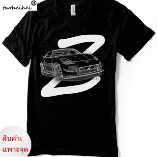 ราคาต่ำสุด!! เสื้อยืด ผ้าฝ้าย พิมพ์ลายรถยนต์ญี่ปุ่น Nissan 350z JDM 370z nismo สําหรับผู้ชาย PTY65RE664987S-3XL