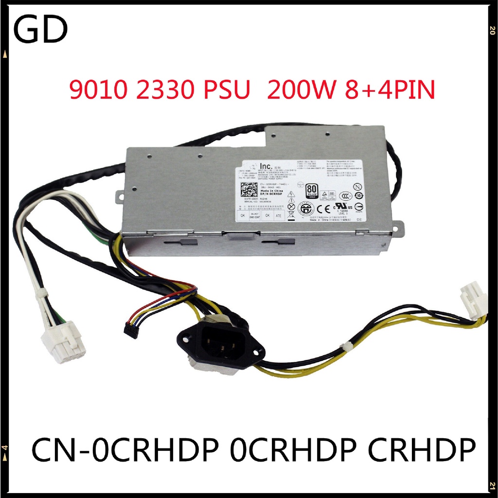 Gd พาวเวอร์ซัพพลาย ของแท้ สําหรับ Dell AIO 9010 2330 All In One 200W CN-0CRHDP 0CRHDP CRHDP L200EA-0