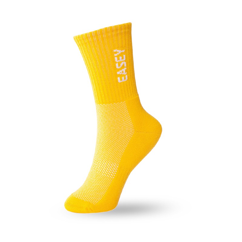 Easey ถุงเท้า 1 คู่ ES Cushion The Street  Yellow (LIMITED EDITION)