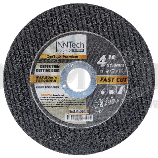 ITP-FASTC-988 ใบตัดเหล็ก สแตนเลส 4 นิ้ว 1.0 mm อย่างดี MAMAKI X INNTECH FAST CUT รุ่น ITP-FASTC-988