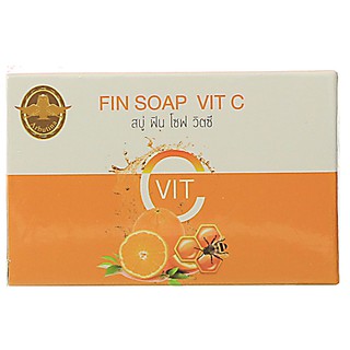 อาร์บูติน่า Fin Soap Vit C สบู่ ฟิน โซฟ วิตซี 70g.