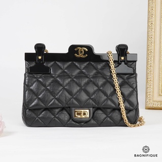 CHANEL REISSUE HANGER BLACK CALF GHW