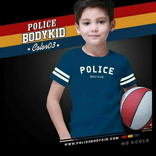 เสื้อยืดเด็ก Police Bodykid รุ่น Color 3 ผู้หญิง/ผู้ชาย KC013