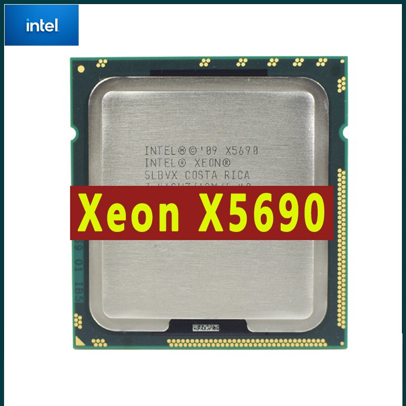 Ntel x5690 โปรเซสเซอร์ CPU หกคอร์ (3.46GHz/L3 = 12m/130W) ซ็อกเก็ต LGA 1366 CPU เดสก์ท็อป x5690