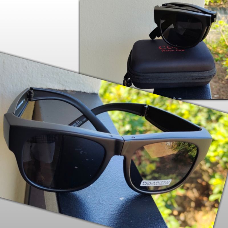 CU2  รุ่น 5800 พับได้ แว่นตากันแดดครอบ แว่นครอบกันแดด Sunglassescovereyeware