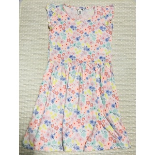 dress เด็กโต ลายดอกรับซัมเมอร์