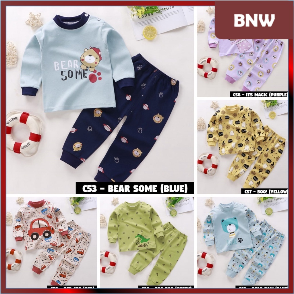 BNW - ชุดนอนเด็กนําเข้าระดับพรีเมียม 1 - 6 ปีรหัส C53 C56 C57 C58 C60 C63 - WHOLESALE