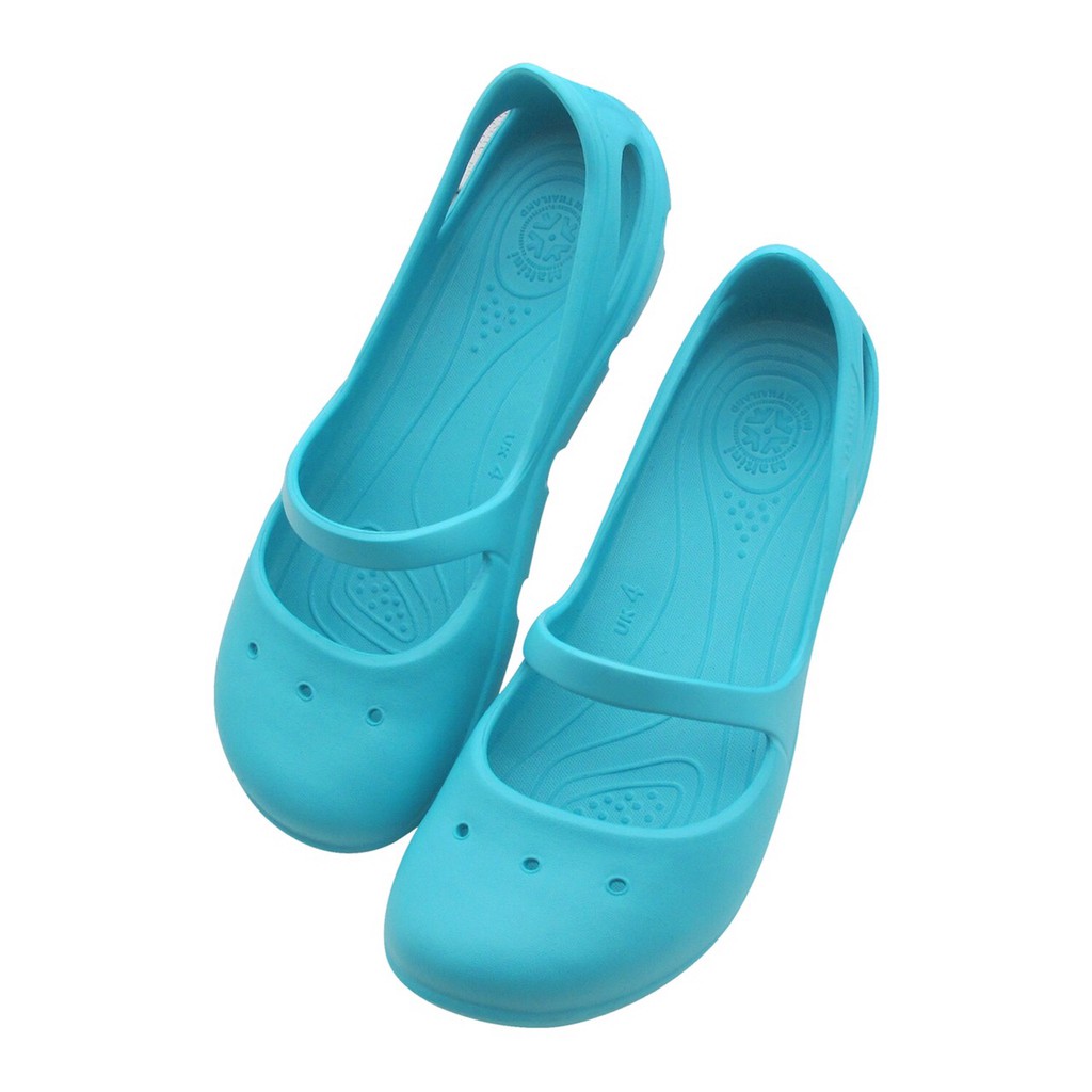 Maltini รองเท้าคัทชู สีฟ้าน้ำทะเล หน้าเท้ากว้าง F812