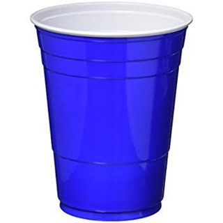 ขายส่ง แก้วพลาสติกสีน้ำเงิน Blue cup หรือ Red cup 16oz 150 ใบ