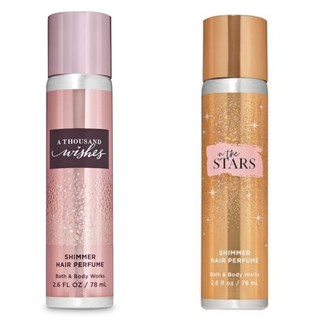 ของแท้/พร้อมส่ง Bath &amp; Body Works Shimmer Hair Perfume ฉีดผมมีประกาย Shimmer วิ้งๆ ผมหอมน่าสัมผัส 2.6 fl.oz./78 ml.