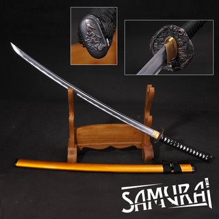 Japanese Samurai Sword Katana ดาบซามูไร คาตานะ นักรบ ญี่ปุ่น Japan 日本の武士の剣 มีดดาบ Ninja นินจา Handmade ใบดาบลับคมพิเศษ