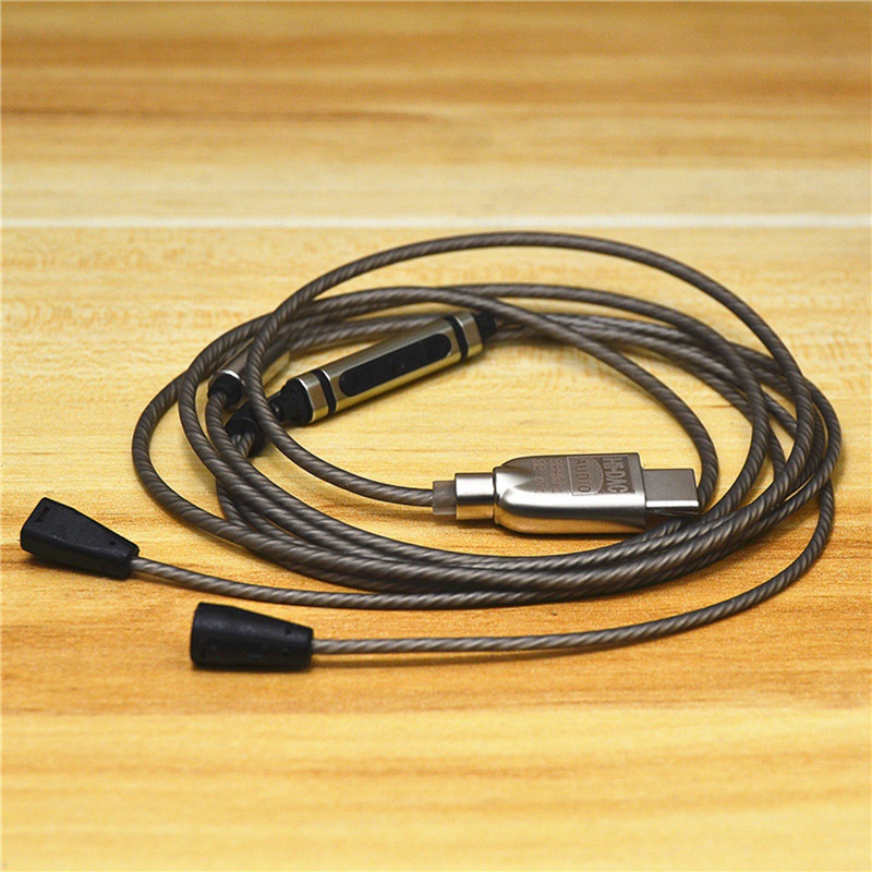 อะแดปเตอร์ชิปถอดรหัส Type-C Dac Alc5686 สําหรับสายหูฟัง Sennheiser Ie8Ie8I Ie80 80S Shure Mmcx Se215 (Mmcx)
#8