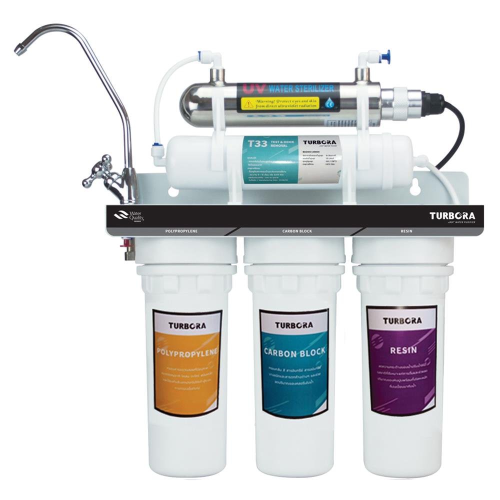 Drinking water filter TURBORA 5PUV-PCR WATER PURIFIER Water filter Kitchen equipment เครื่องกรองน้ำดื่ม เครื่องกรองน้ำดื