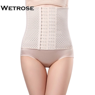 [Wetrose] Corset รัดเอว รัดหน้าท้อง รัดพุง สายรัดเอว รัดสัดส่วน สาวอวบ หลังคลอด กระชับสัดส่วน มีโครงเหล็กกันม้วน (S-3XL)