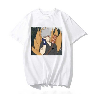 เสื้อยืดโอเวอร์ไซส์Naruto เสื้อยืดแฟชั่น Mens Short Sleeve Cotton Cool T Shirt Hot Trending Personality teeS-3XL