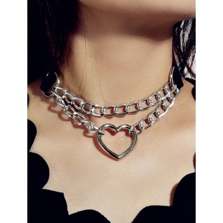 พร้อมส่งจากไทย Heart Choker โชกเกอร์โซ่ รูปหัวใจ