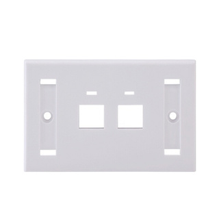 🔥สินค้าขายดี!! LINK หน้ากาก RJ45 2 ช่อง มีป้ายชื่อ รุ่น US-2002AWH สีขาว Electric &amp; Lighting Accessories