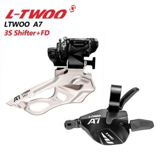 Ltwoo A7 ตีนผีหน้า ซ้าย 3 ความเร็ว พร้อมอะไหล่จักรยานเสือภูเขา 3x10 Speed Shimano