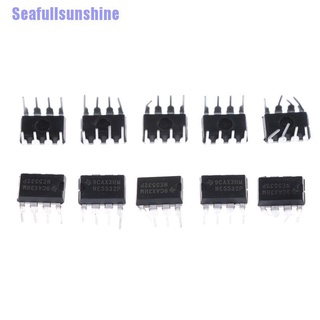 Seaf&gt; Ne5532P Ne5532 Dip-8 อุปกรณ์เสริม ออปแอมป์ Ti Ic เสียงเบา