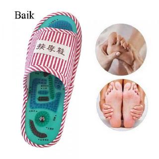 baik รองเท้าแตะนวดเท้าแม่เหล็ก acupressure สําหรับผู้หญิงขนาด 36-39 1 คู่