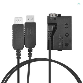 Docooler Andoer LP-E8 DC Coupler USB Power Adapter Dummy ชุดที่ชาร์จแบตเตอรี่กล้อง สําหรับ Rebel T3i T2i T4i T5i EOS 600D