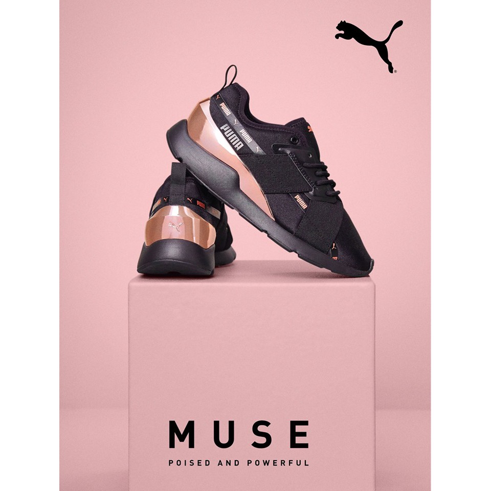 Puma muse noir discount et rose gold