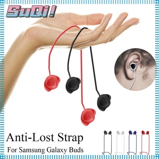 Silicone Anti-Lost Strap Hanging Neck Rope For Samsung Galaxy Buds