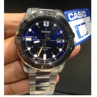 Casio นาฬิกาข้อมือ สีเงิน รับประกัน cmg