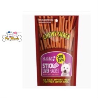 (รสตับ)SLEEKY Chewy Snack Stick (แบบแท่ง)  175g.