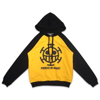 Dextreme เสื้อฮู้ดการ์ตูนวันพีซ (DOP-955C) ลอว์ Law (Sweater Hood One Piece Law) [กระเป๋าข้าง]