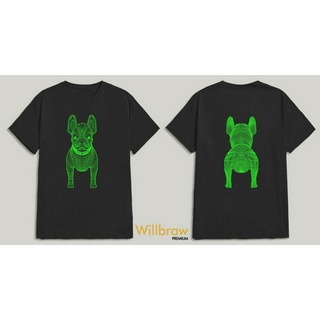 Willbraw UNISEX เสื้อยืด - GRAPHIC PUG LIFEWRK/BLACK EDITION ไซซ์ Up To 4XL