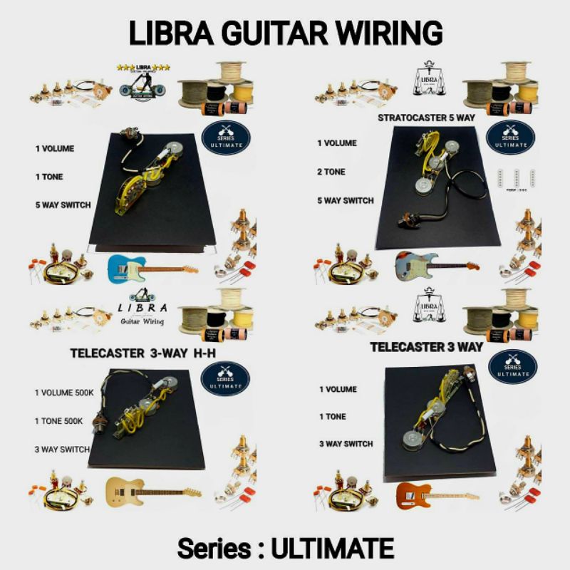 LIBRA TONE วงจรกีต้าร์ไฟฟ้า Series  :  ULTIMATE มีตัวเลือก 10 MODEL