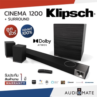 KLIPSCH CINEMA 1200 SOUNDBAR 1200W 5.1.4 /True Dolby Atmos /  รับประกัน 1 ปีศูนย์ Sound Replublic / AUDIOMATE