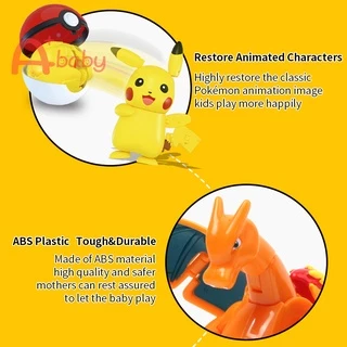 Pokemon โปเกมอน ปิกาจู Action Figures Pikachu/Charizard/Mewtwo/Eevee