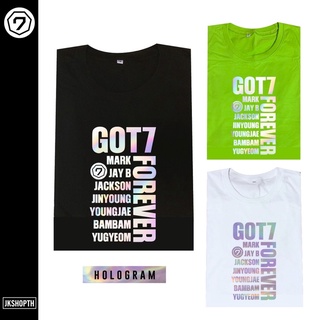 💿GOT7💚FOREVER T-SHIRT : Hologram | Gold