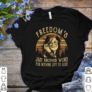 ใหม่ เสื้อยืด ลาย Awesome Janis Joplin FreedomS Just Another Word For Nothing Left To Lose Jifcmc80Jdidpb08