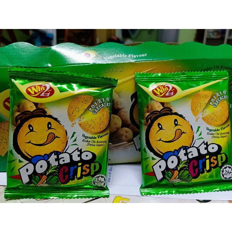⚡Win2 potato crackers⚡แครกเกอร์ มันฝรั่ง ผสม ผัก🍠🥕