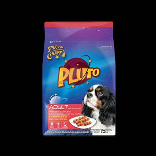 Pluto (พลูโต) รสเนื้อบาร์บีคิว อาหารสำหรับสุนัขสายพันธุ์เล็ก อายุ 10 เดือน ขึ้นไป ขนาด 1.5 KG