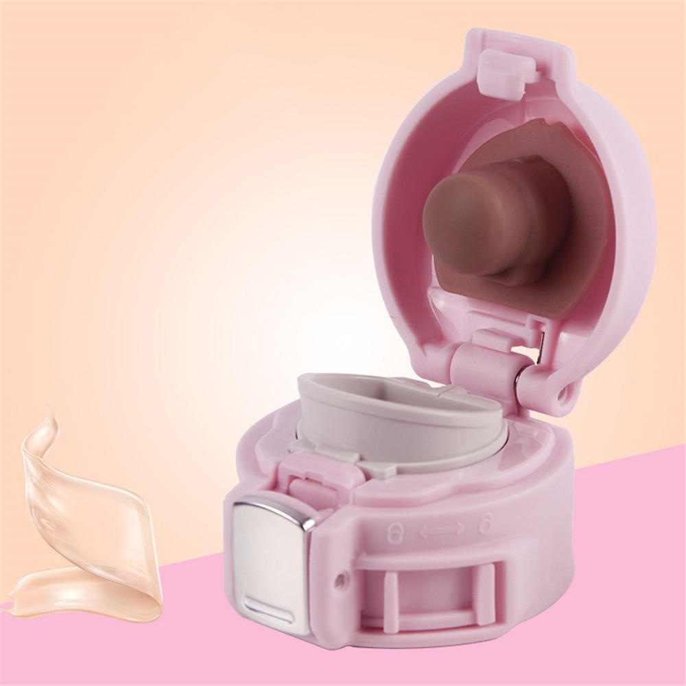 ฝาปิดกระติกน้ําร้อน ซิลิโคนใส พร้อมหลอดดูดน้ําร้อน สําหรับเด็ก - รูปที่ 2