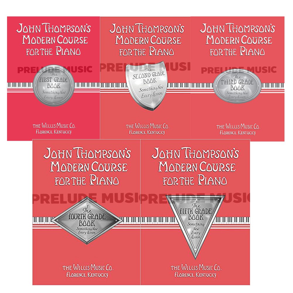 John Thompson's Modern Course for the Piano, Grade 1-5