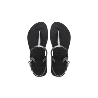 HAVAIANAS รองเท้าแตะผู้หญิง FREEDOM SL SANDALS BLACK สีดำ 41371100090 (รองเท้าแตะ รองเท้าผู้หญิง รองเท้าแตะหญิง รองเท้ารัดส้น)