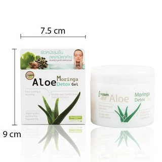 i nature Aloe Moringa Detox Moiss Gel100 g เจลมาร์คดีท็อกซ์อโลเวร่ามอริงก้า