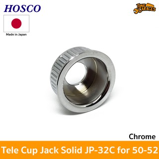 Hosco Tele Cup Jack Solid Brass Jackplate แจ็คถ้วย แบบตัน Telecaster 1950-1952 Made in Japan