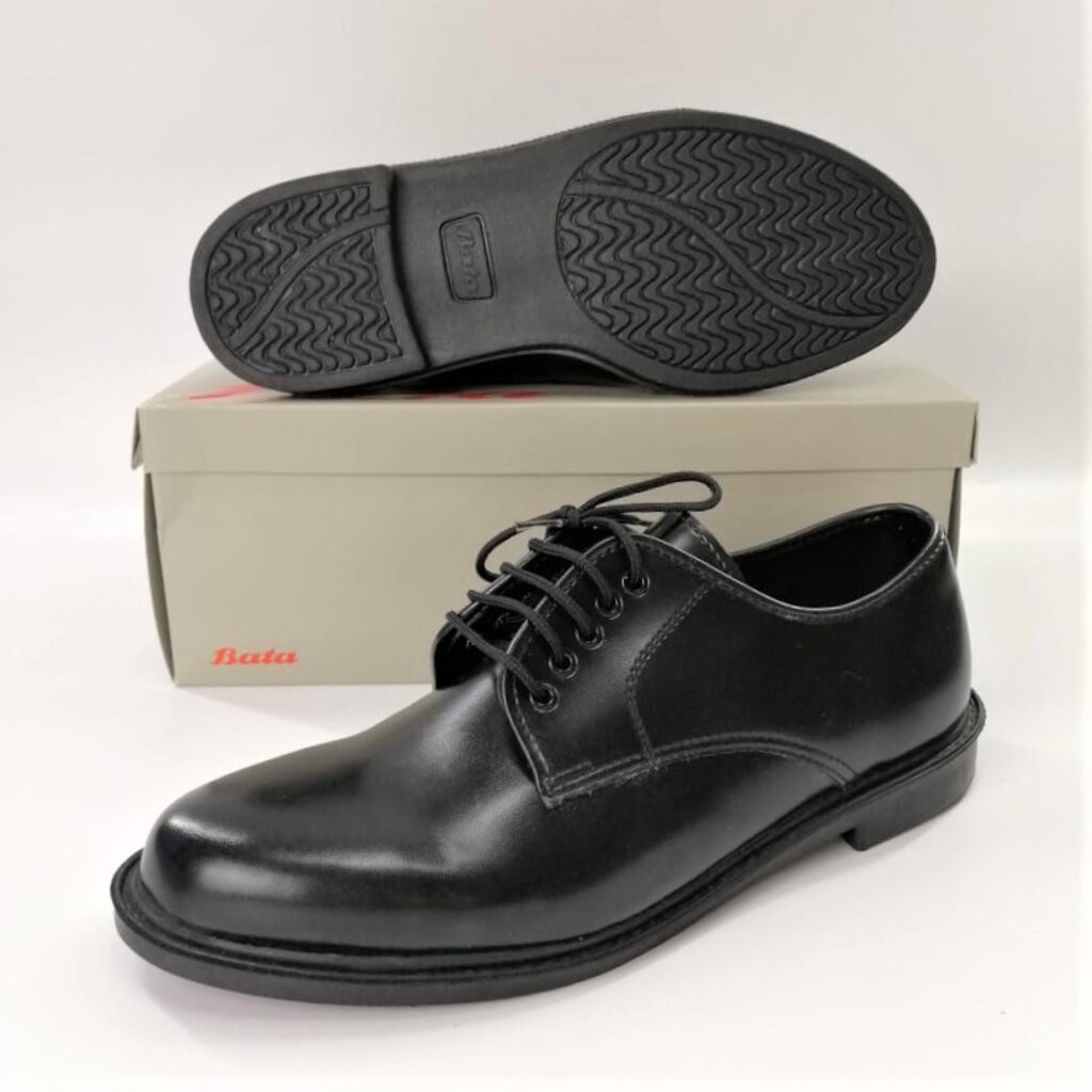 ☸【แนะนำ】✓Bata รองเท้าคัชชูหนัง สีดำ แบบผูกเชือก ยี่ห้อบาจาของแท้ เบอร์ 2-12 (35-47) รุ่น 821-6781 821-6782 รองเท้าทางการ