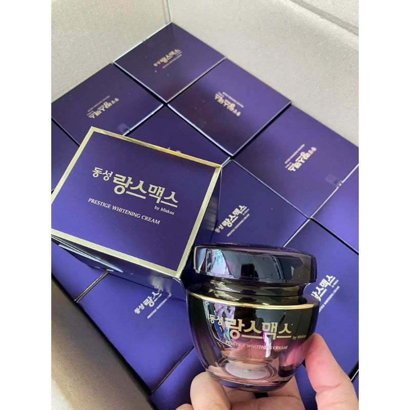Dongsung Rannce MAX by Miskos Prestige Whitening Cream 50g - Purple Edition