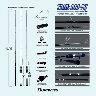 คันเบ็ดตกปลา คัน Duraking True Depth Jigging 63" 1ท่อน