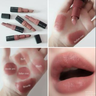 Bobbi Brown Crushed lip 5 สีนู้ดดด ที่ขายดีที่สุดของ Bobbi Brown เนื้อลิปดีเว่ออ มีความฉ่ำไม่หนักปาก ธรรมชาติสุด😍😍