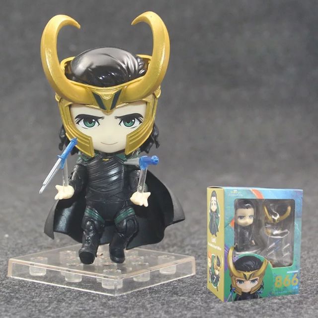 ฟิกเกอร์ Marvel avenger loki nendoroid 866 action figure pvc