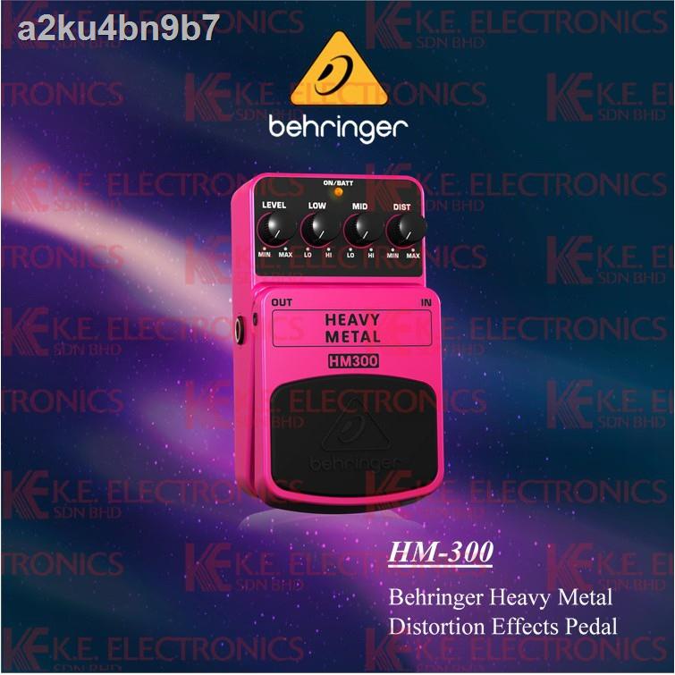 Behringer HM300 Heavy Metal Distortion Effects Pedal Shopee Thailand